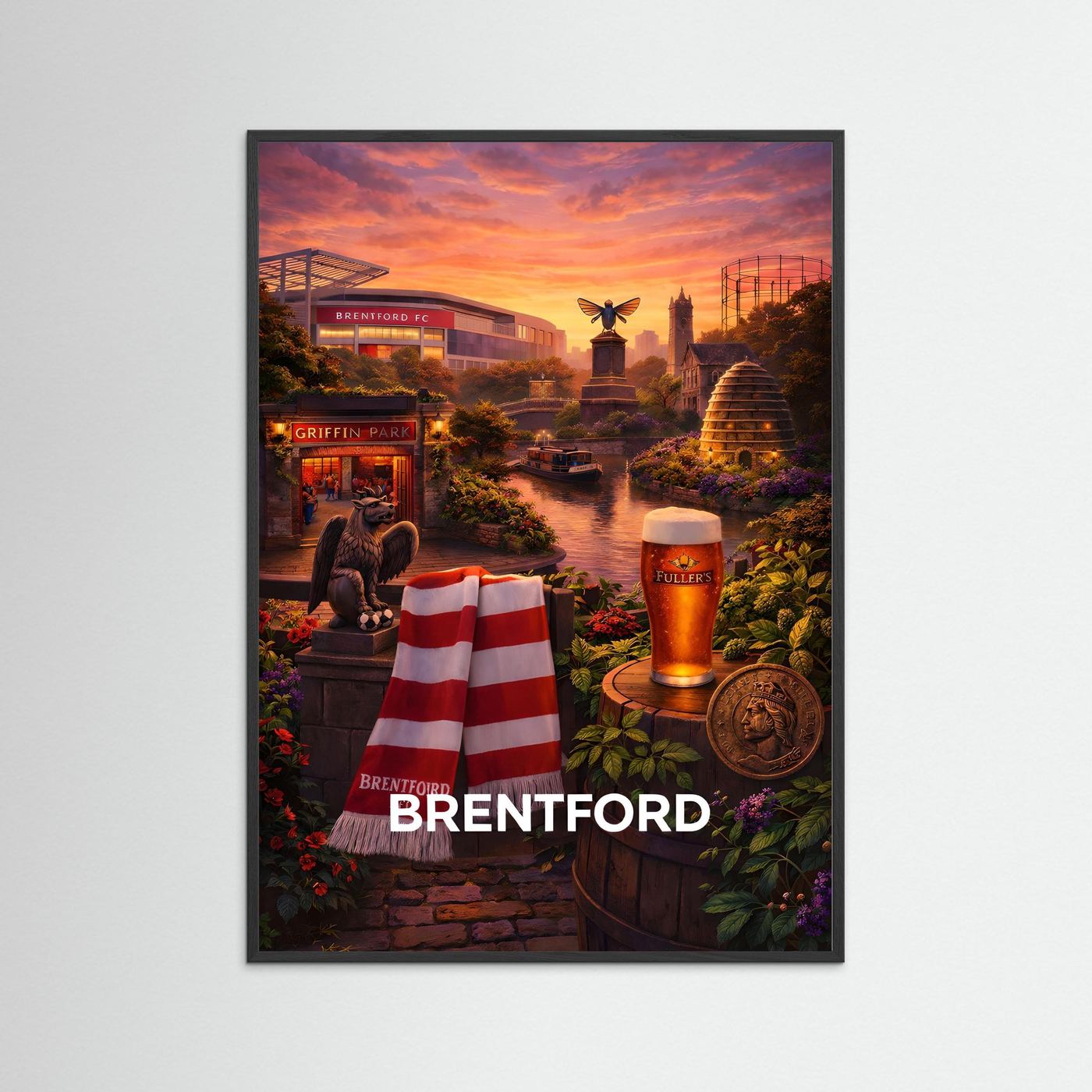 Brentford City Print