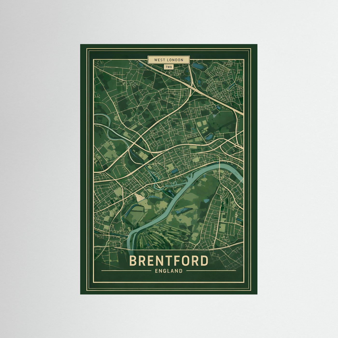 Brentford Map - Print