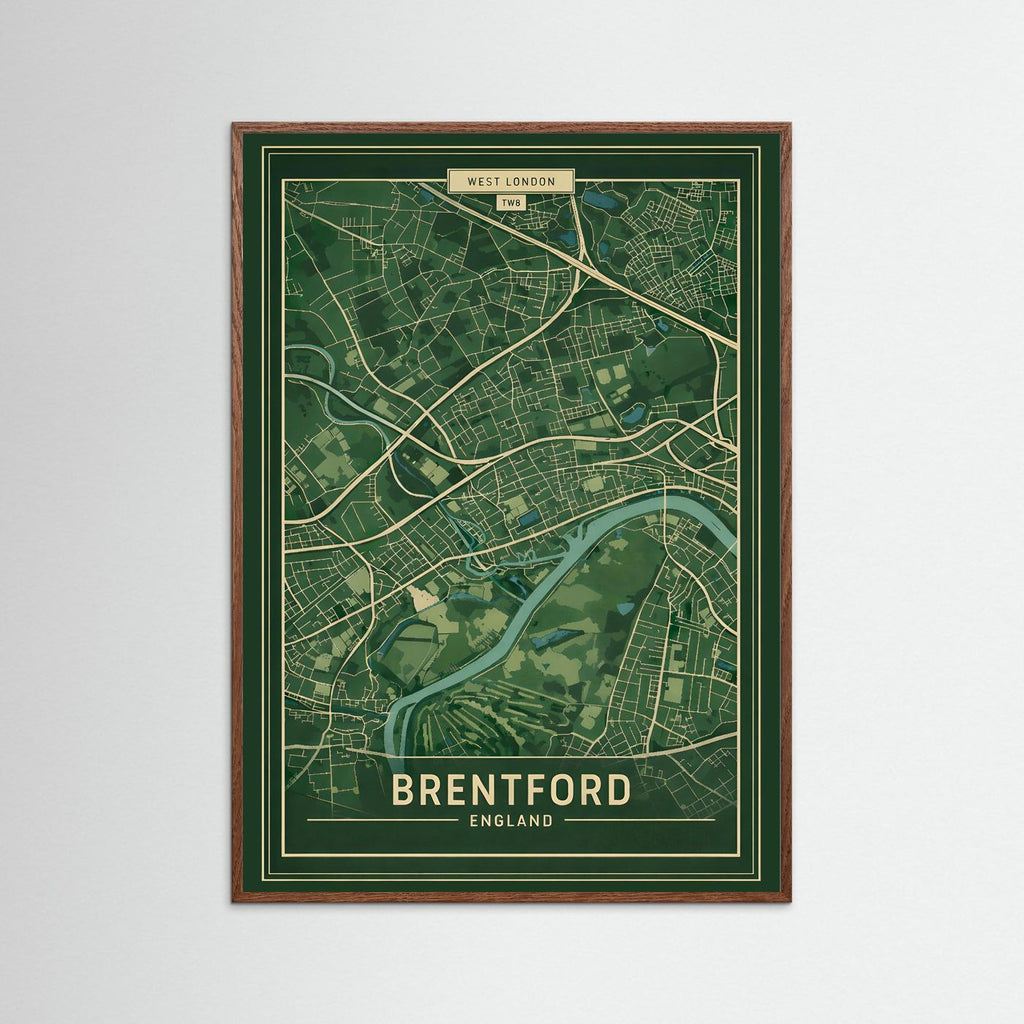 Brentford Map - Print