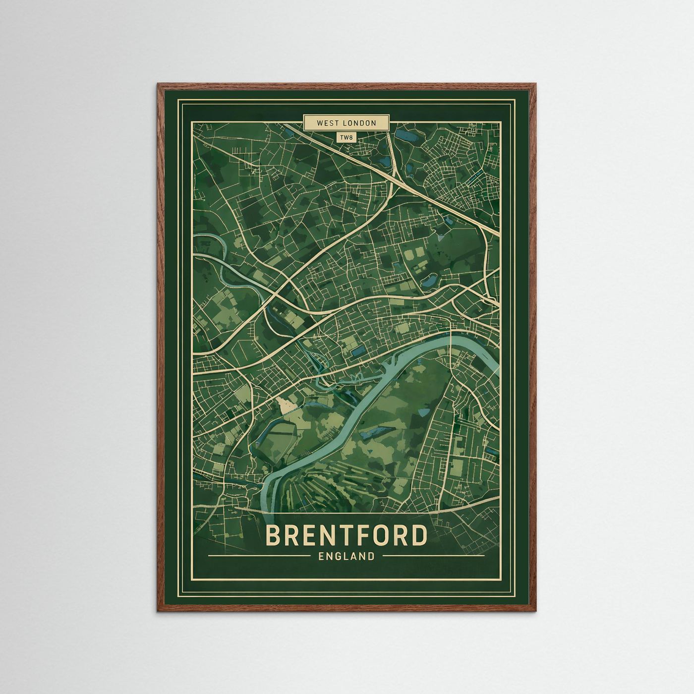 Brentford Map - Print