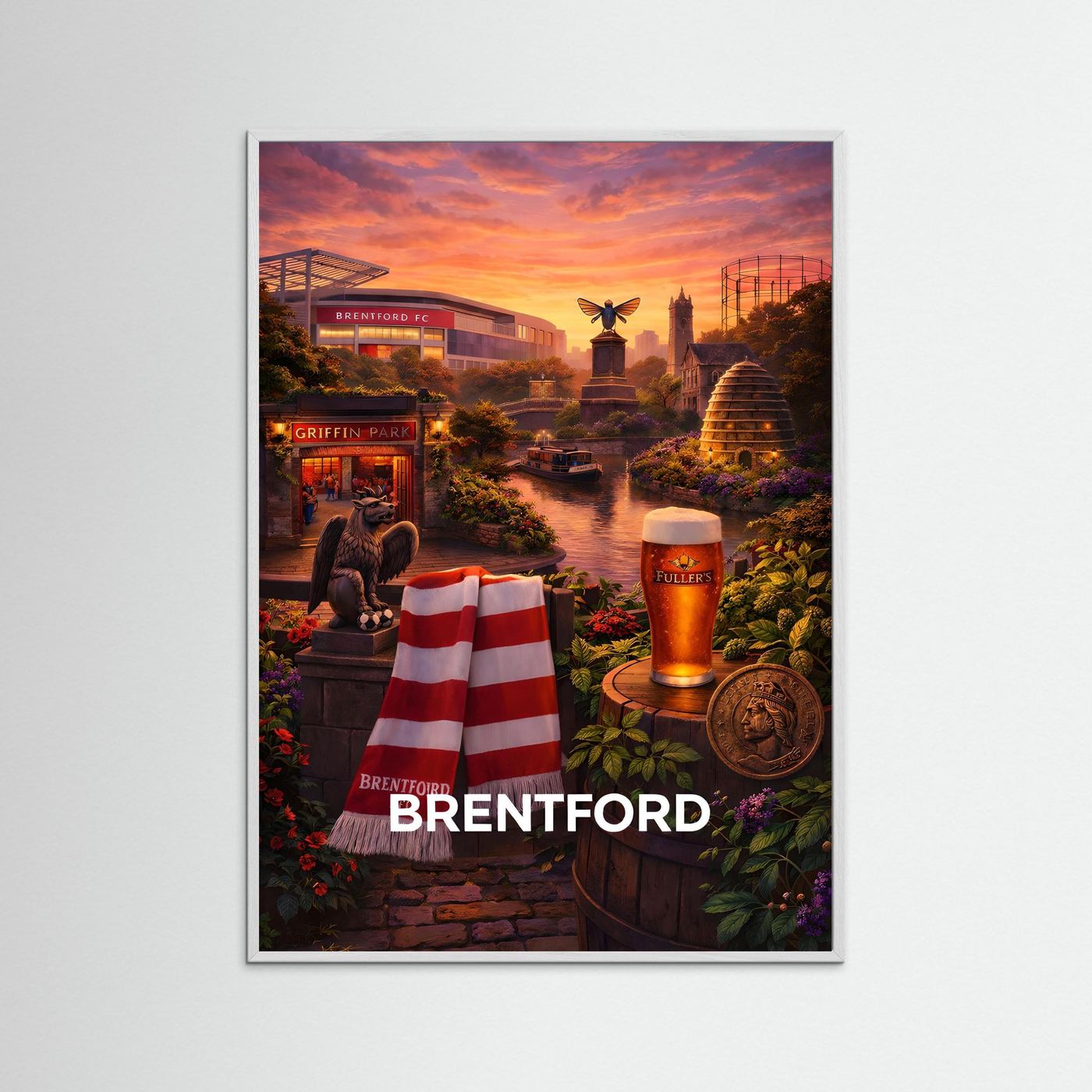Brentford City Print