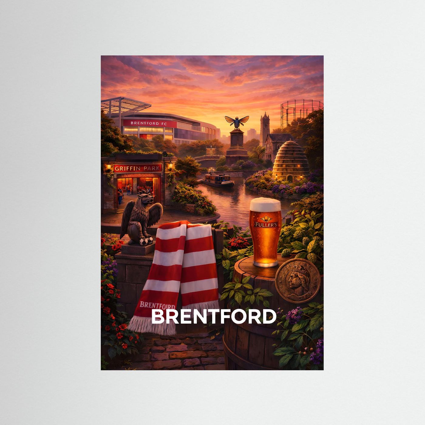 Brentford City Print