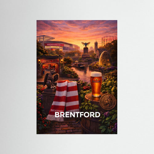 Brentford City Print