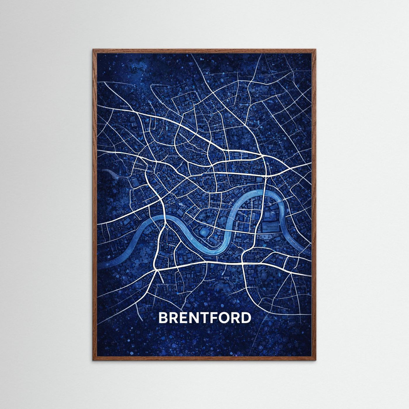 Brentford Map Print