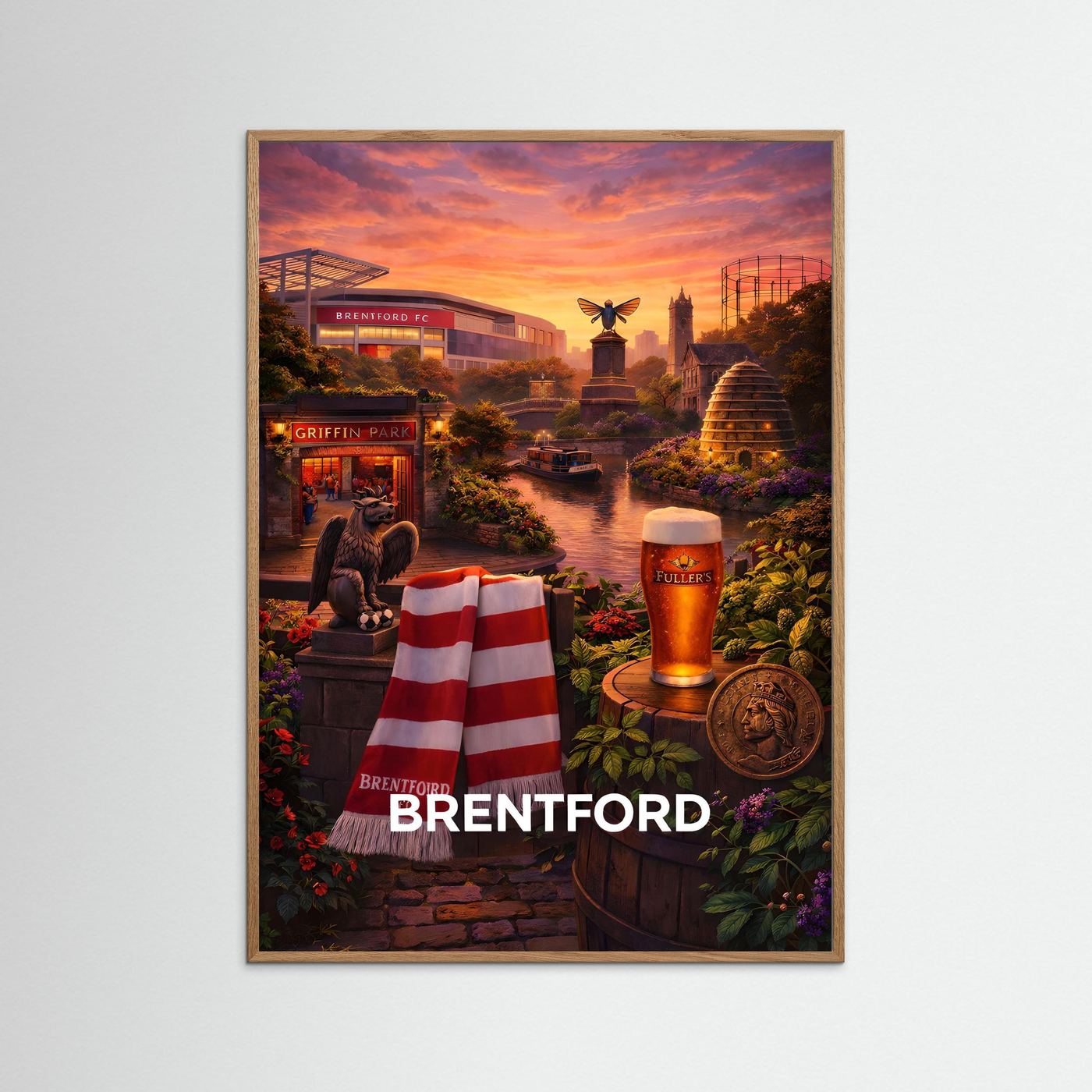 Brentford City Print