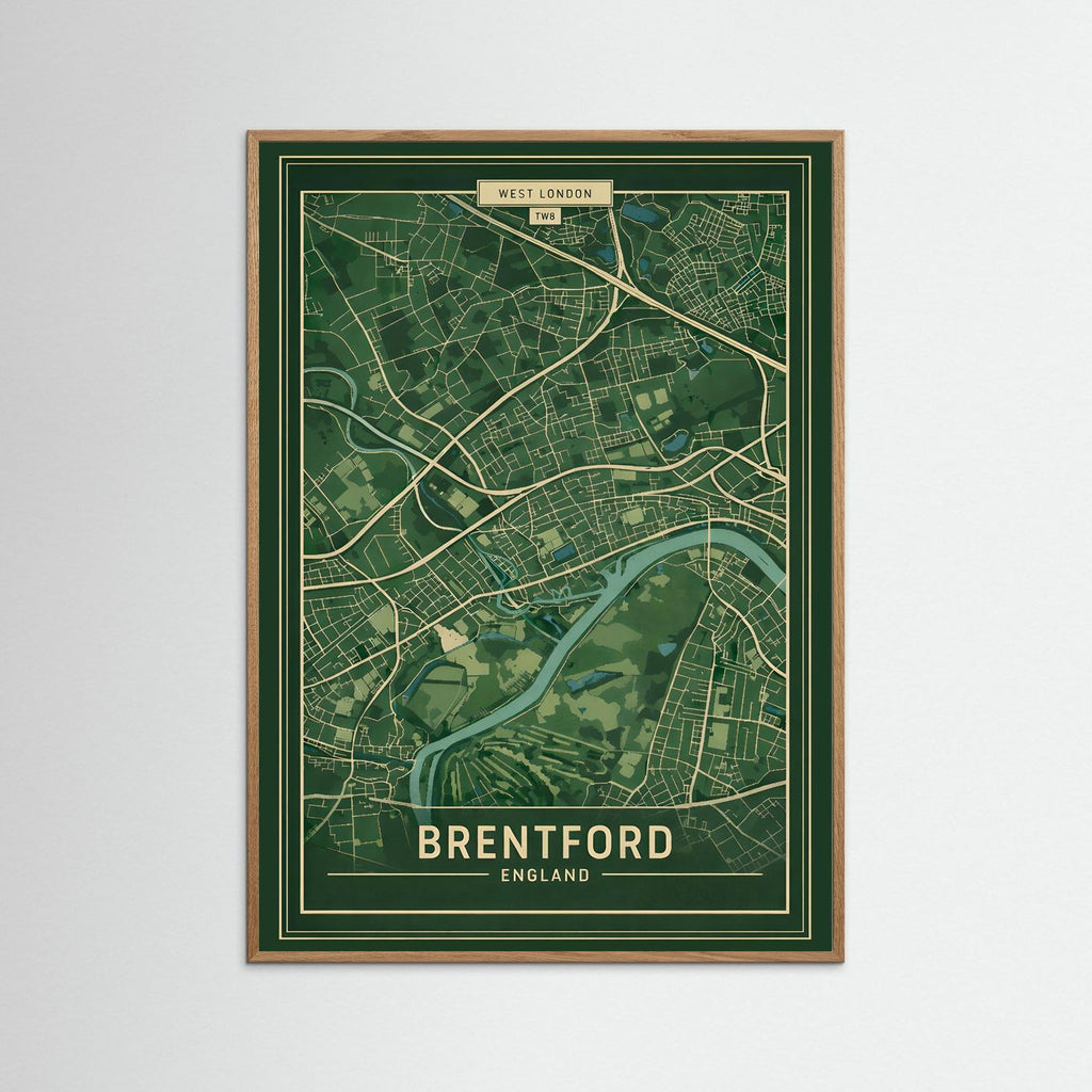 Brentford Map - Print