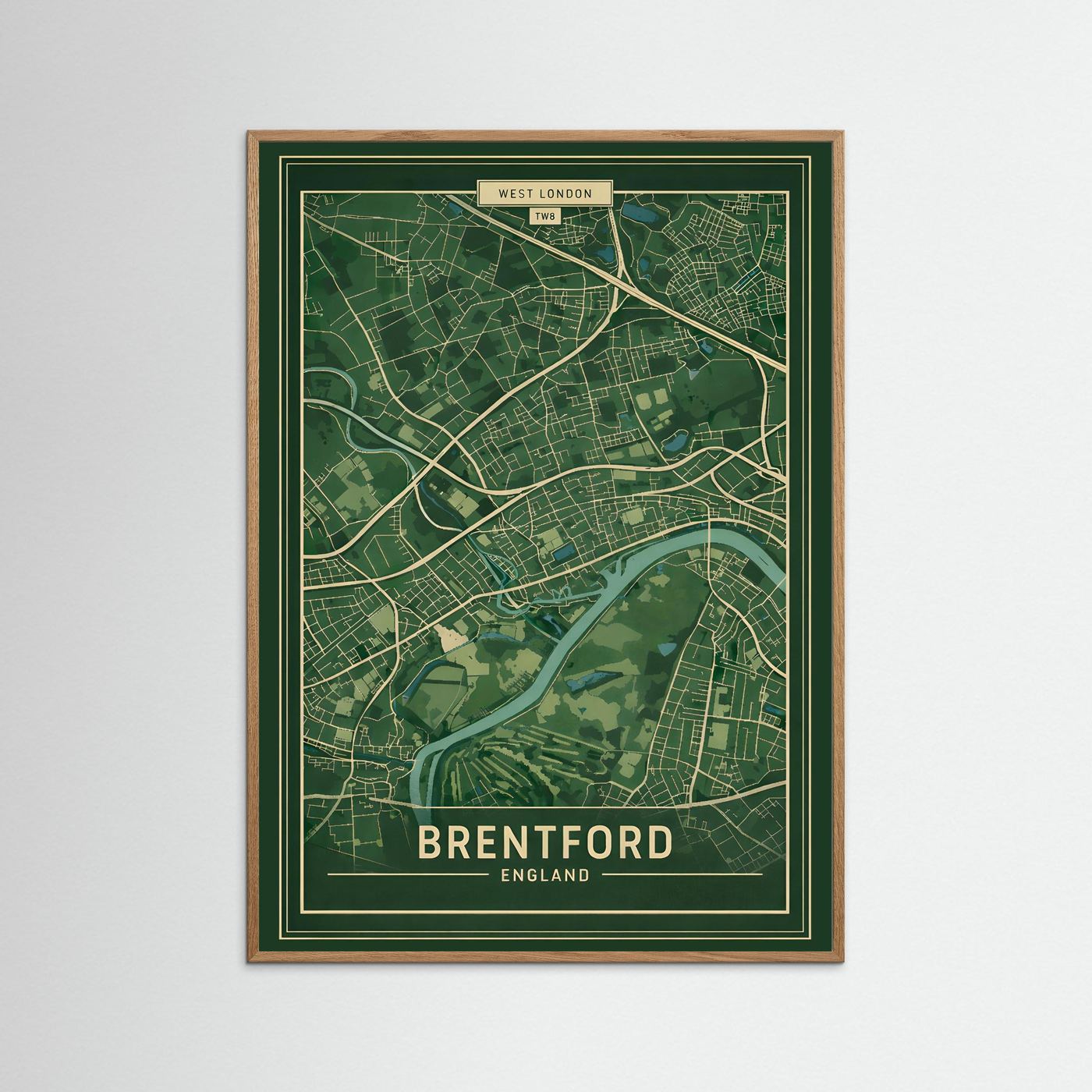 Brentford Map - Print
