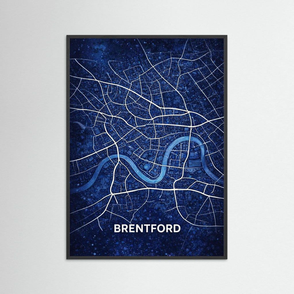 Brentford Map Print