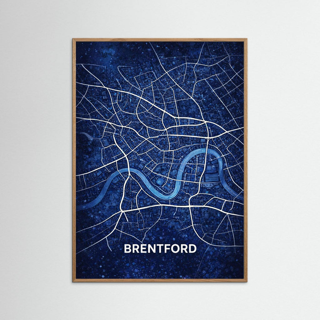 Brentford Map Print