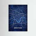 Brentford Map Print