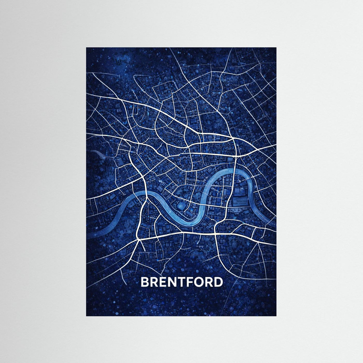Brentford Map Print